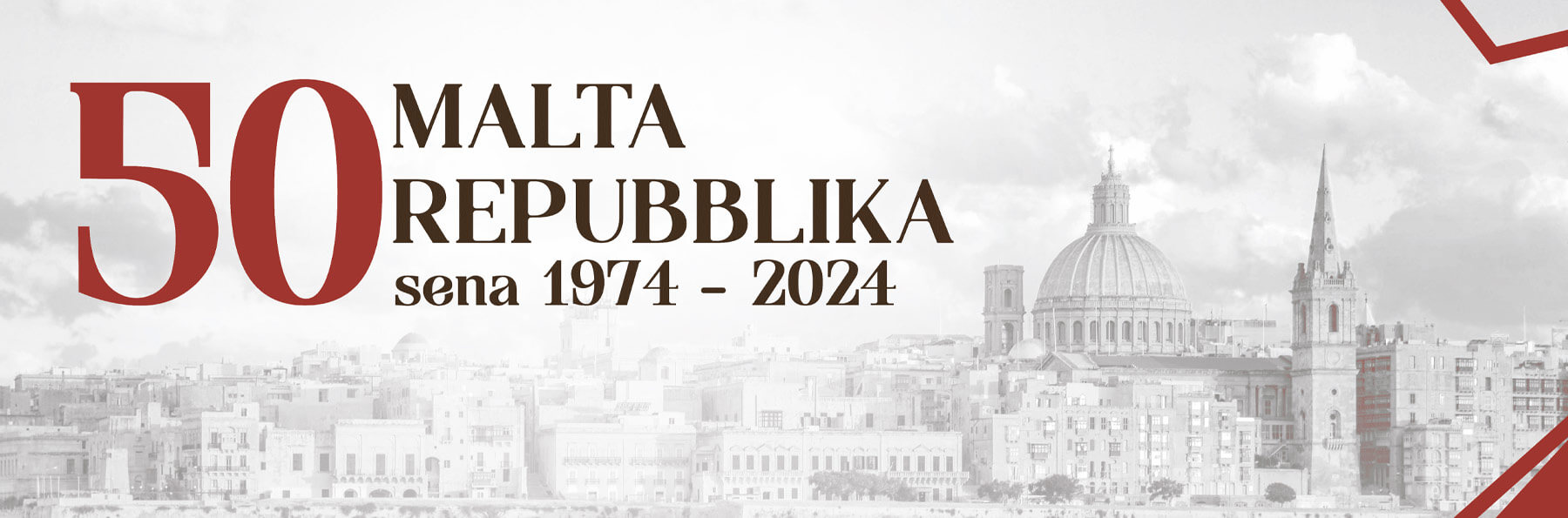 Malta today celebrates and commemorates the 50th Anniversary of becoming a Republic.