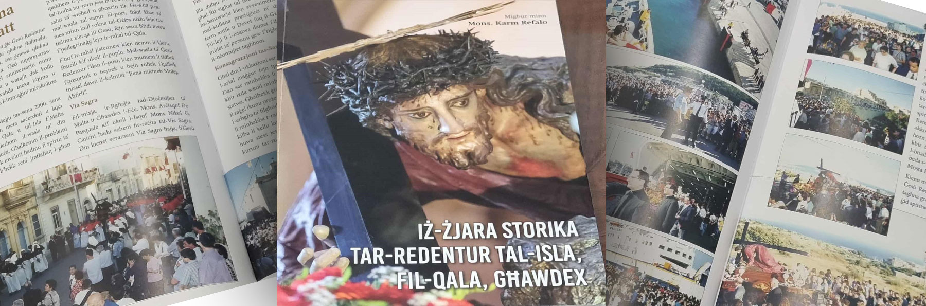 Iż-Żjara Storika tar-Redentur tal-Isla, fil-Qala, Għawdex, by Mons Carmelo Refalo